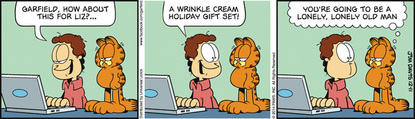 Komiksy garfield - komiks z dnia 11/12/2014