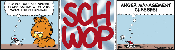 Komiksy garfield - komiks z dnia 13/12/2014