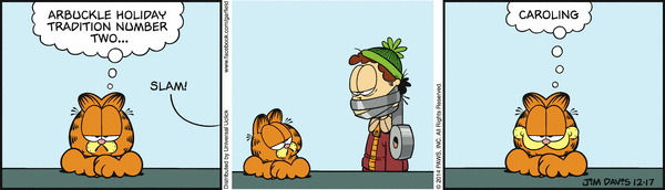 Komiksy garfield - komiks z dnia 17/12/2014