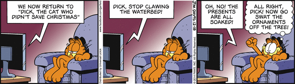Komiksy garfield - komiks z dnia 18/12/2014