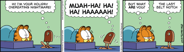 Komiksy garfield - komiks z dnia 27/12/2014