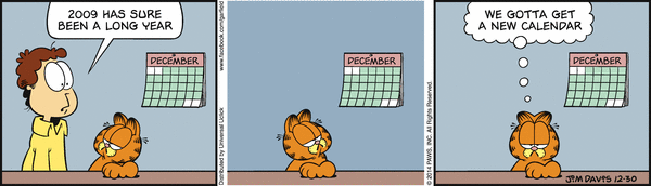 Komiksy garfield - komiks z dnia 30/12/2014