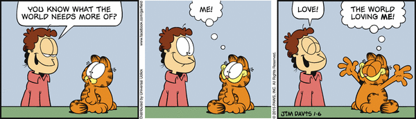 Komiksy garfield - komiks z dnia 06/01/2015