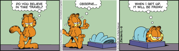 Komiksy garfield - komiks z dnia 08/01/2015