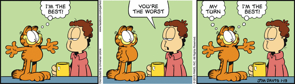 Komiksy garfield - komiks z dnia 13/01/2015