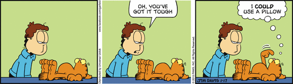 Komiksy garfield - komiks z dnia 17/01/2015