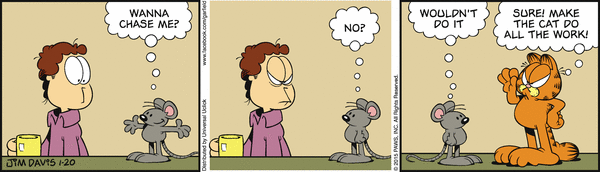 Komiksy garfield - komiks z dnia 20/01/2015