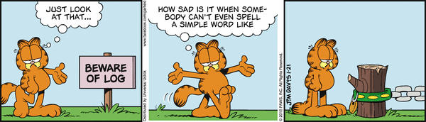 Komiksy garfield - komiks z dnia 21/01/2015