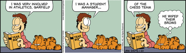 Komiksy garfield - komiks z dnia 22/01/2015