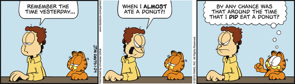 Komiksy garfield - komiks z dnia 24/01/2015
