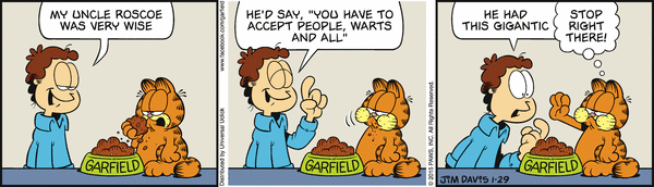 Komiksy garfield - komiks z dnia 29/01/2015