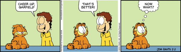 Komiksy garfield - komiks z dnia 02/02/2015