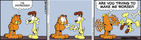 Komiksy garfield - komiks z dnia 07/02/2015