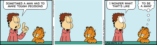 Komiksy garfield - komiks z dnia 10/02/2015