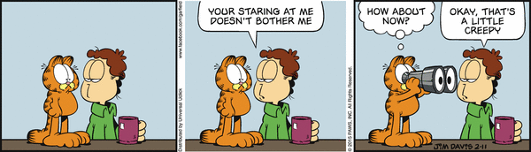 Komiksy garfield - komiks z dnia 11/02/2015