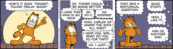 Komiksy garfield - komiks z dnia 17/02/2015