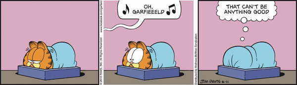 Komiksy garfield - komiks z dnia 11/06/2018