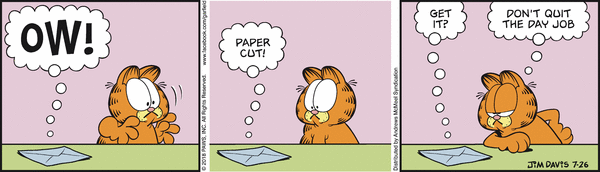 Komiksy garfield - komiks z dnia 26/07/2018