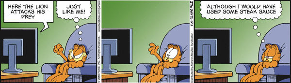Komiksy garfield - komiks z dnia 02/08/2018