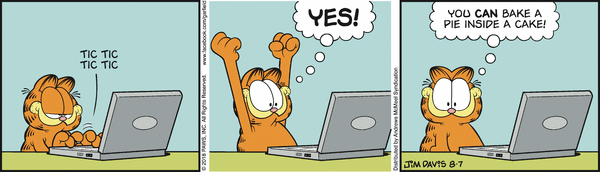 Komiksy garfield - komiks z dnia 07/08/2018