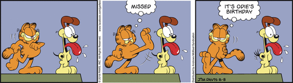 Komiksy garfield - komiks z dnia 08/08/2018