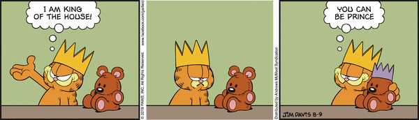 Komiksy garfield - komiks z dnia 09/08/2018