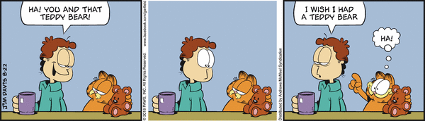 Komiksy garfield - komiks z dnia 22/08/2018