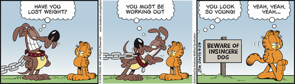 Komiksy garfield - komiks z dnia 29/08/2018