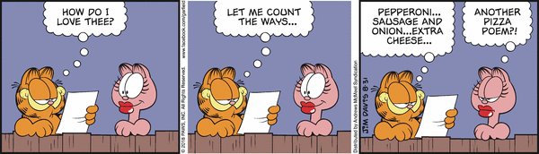 Komiksy garfield - komiks z dnia 31/08/2018