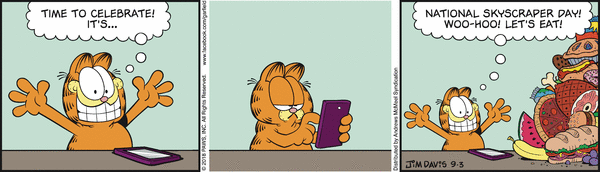 Komiksy garfield - komiks z dnia 03/09/2018