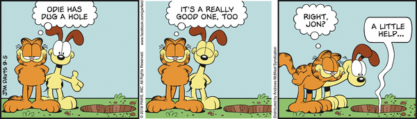 Komiksy garfield - komiks z dnia 05/09/2018