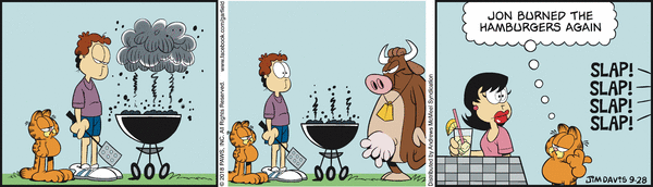 Komiksy garfield - komiks z dnia 28/09/2018