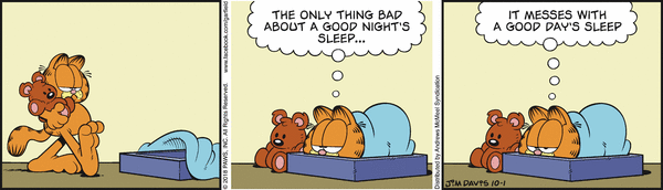 Komiksy garfield - komiks z dnia 01/10/2018