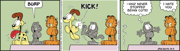 Komiksy garfield - komiks z dnia 03/10/2018