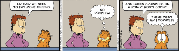 Komiksy garfield - komiks z dnia 06/10/2018