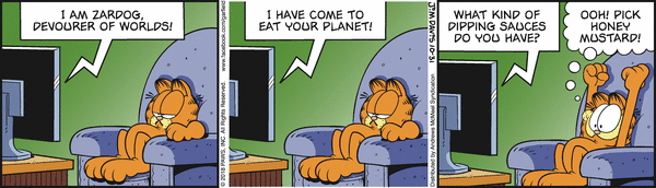Komiksy garfield - komiks z dnia 31/10/2018