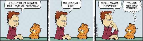 Komiksy garfield - komiks z dnia 01/11/2018