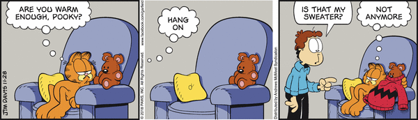 Komiksy garfield - komiks z dnia 28/11/2018