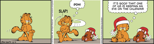 Komiksy garfield - komiks z dnia 04/12/2018