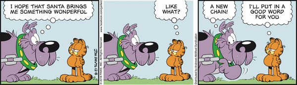 Komiksy garfield - komiks z dnia 08/12/2018