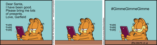 Komiksy garfield - komiks z dnia 10/12/2018