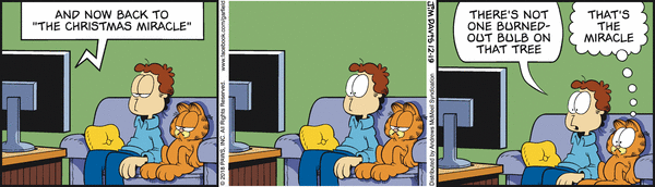 Komiksy garfield - komiks z dnia 19/12/2018