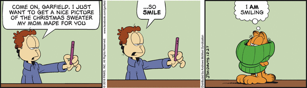 Komiksy garfield - komiks z dnia 27/12/2018