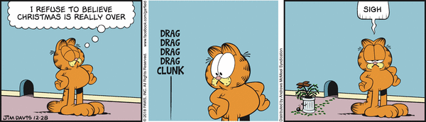 Komiksy garfield - komiks z dnia 28/12/2018