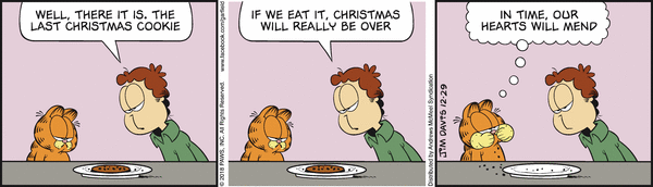 Komiksy garfield - komiks z dnia 29/12/2018