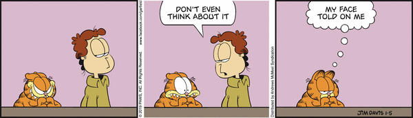 Komiksy garfield - komiks z dnia 05/01/2019