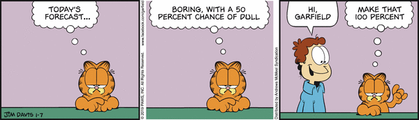 Komiksy garfield - komiks z dnia 07/01/2019