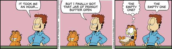 Komiksy garfield - komiks z dnia 02/02/2019