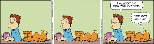 Komiksy garfield - komiks z dnia 04/02/2019