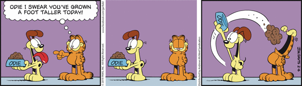 Komiksy garfield - komiks z dnia 06/02/2019